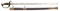 FINE CONFEDERATE BISSONNETTE OFFICER SWORD, ETCHED