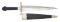 FINE MASSIVE DAGGER & SHEATH.