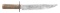 CLASSIC LARGE ANTEBELLUM AMERICAN BOWIE KNIFE.
