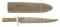 MASSIVE “IXL” BOWIE KNIFE PICTURED IN FLAYDERMAN.