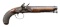 BRITISH W. PARKER FLINTLOCK PISTOL.