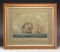 SCARCE LITHOGRAPH HMS SHANNON AND US FRIGATE,