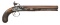 JOSEPH MANTON SINGLE FLINT DUELING PISTOL.