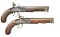 PAIR OF GOOD QUALITY FLINTLOCK CAVALRY PISTOLS