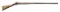 ELEGANT HALFSTOCK KENTUCKY RIFLE WITH HORSEHEAD