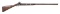 TACK DECORATED HALF STOCK FLINTLOCK FOWLER.