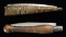 PAIR OF EARLY FOLDING KNIVES.