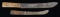 TWO BUTCHER KNIVES.