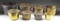 GROUP OF 8 INDIAN TRADE KETTLES.