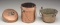 PAIR OF RARE SMALL COPPER TRADE KETTLES.