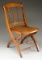 GEORGE A. CUSTER FOLDING CAMP CHAIR.