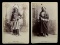 PAIR FINE CABINET CARD PHOTOS OF 