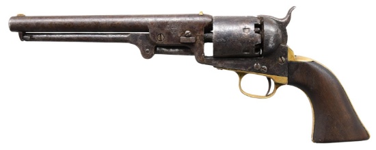 GEORGE TODD, AUSTIN MARKED NAVY REVOLVER.