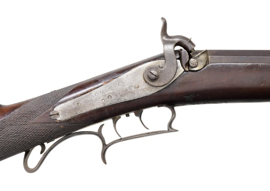 TW COFER MARKED SPORTING RIFLE.