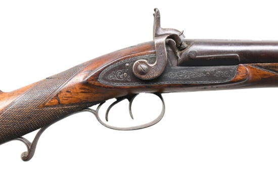 TW COFER, PORTSMOUTH, VA DOUBLE BARREL SHOTGUN.