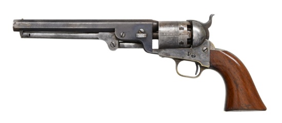 COLT INSCRIBED 1851 3RD MODEL NAVY REVOLVER.