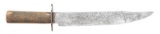 CLASSIC LARGE ANTEBELLUM AMERICAN BOWIE KNIFE.