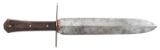 AMERICAN COFFIN GRIP DOUBLE EDGE BOWIE KNIFE.