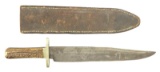 MASSIVE “IXL” BOWIE KNIFE PICTURED IN FLAYDERMAN.