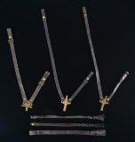 CIVIL WAR ERA STUART SABER HANGERS & SABER KNOTS.