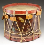 FINE RESTORED CIVIL WAR EAGLE DRUM.