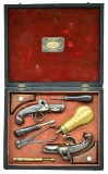 FINE CASED MATCHED PAIR OF JOHN KRIDER DERRINGER
