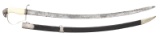 AMERICAN SILVER HILTED EAGLE POMMEL OFFICER’S