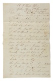 COMMODORE JOHN ROGERS LETTER BARBARY COAST WAR