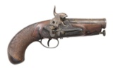 UNUSUAL PERCUSSION MIQUELET POCKET PISTOL.