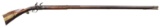 UNMARKED FULL STOCK FLINTLOCK KENTUCKY RIFLE,