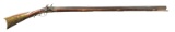 A VERY NICE LATE FLINTLOCK RIFLE BY SAMUEL