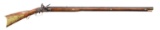 UNMARKED FULLSTOCK FLINTLOCK KENTUCKY RIFLE.