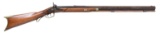 UNSIGNED HALFSTOCK PERCUSSION CONVERSION RIFLE.