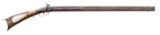 UNMARKED PERCUSSION SWIVEL BREECH RIFLE.