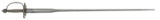 BRITISH SILVER HILTED SMALL SWORD OF THE MID-18th