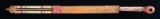 NATIVE AMERICAN CATLINITE PIPE WITH QUILL