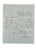 RARE & IMPORTANT TOM CUSTER AUTOGRAPH LETTER TO