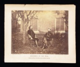 GENERAL CUSTER & GENERAL PLEASANTON IN THE FIELD,
