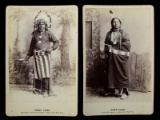 PAIR FINE CABINET CARD PHOTOS OF 