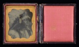 STUNNING 20TH CENTURY AMBROTYPE OF INDIAN CHIEF.