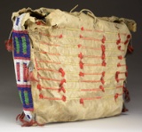 SCARCE LARGE NATIVE AMERICAN BEAD & QUILL