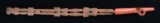 FINE NATIVE AMERICAN CATLINITE PUZZLE PIPE.