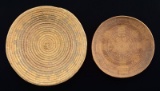 TWO GOOD NATIVE AMERICAN BASKETS.