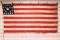 19 STAR AMERICAN FLAG COMMEMORATING INDIANA