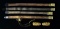 4 US OFFICER’S BELTS  1 PAIR OF EPAULETTES.