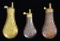 3 US PISTOL POWDER FLASKS.