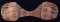 US M1904 CAVALRY SADDLE BAGS.
