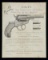 RARE 1877 DATED COLT ILLUSTRATED AD SHEET FOR