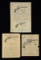 THREE RARE COLT ILLUSTRATED AD SHEETS FOR SINGLE