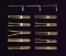 GROUP OF 10 BRASS COLT MODEL 1849 BULLET MOLDS  3